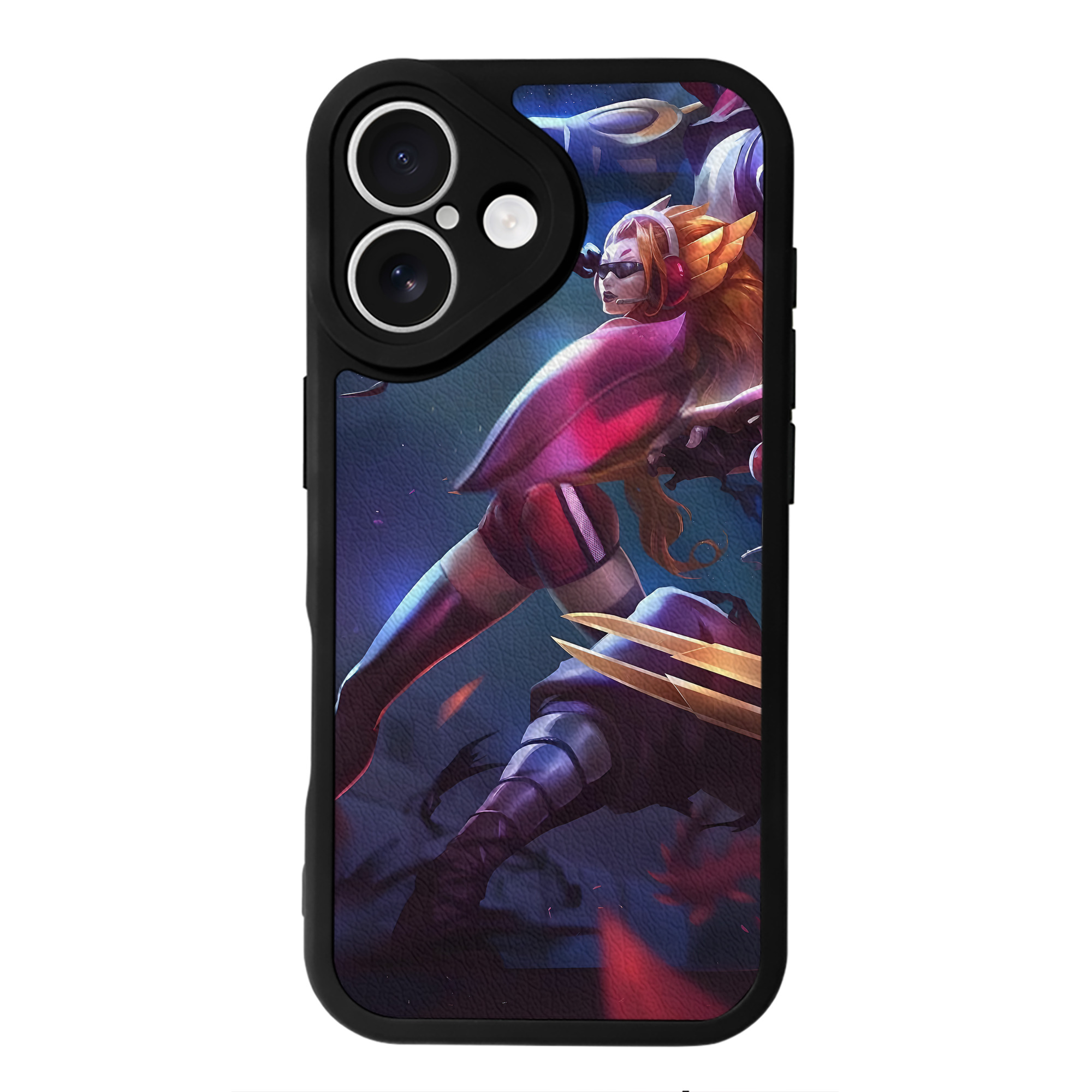リーグ・オブ・レジェンド League of Legends LOL 【iPhone 16シリーズ対応】シリコンスマホケース（レザー調） 材質：シリコン